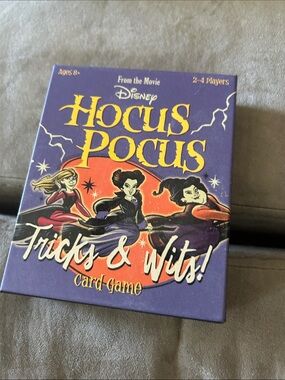 Disney Hocus Pocus Tricks & Wits Card Game - Purple, Orange, Black